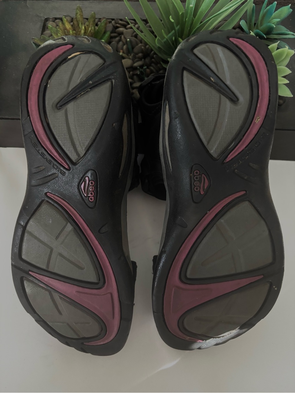 ABEO GOLETA B.I.O. SYSTEM GRAY LEATHER WITH METATARSAL FOOTBED WALKING SZ 8.5 - Picture 5 of 13